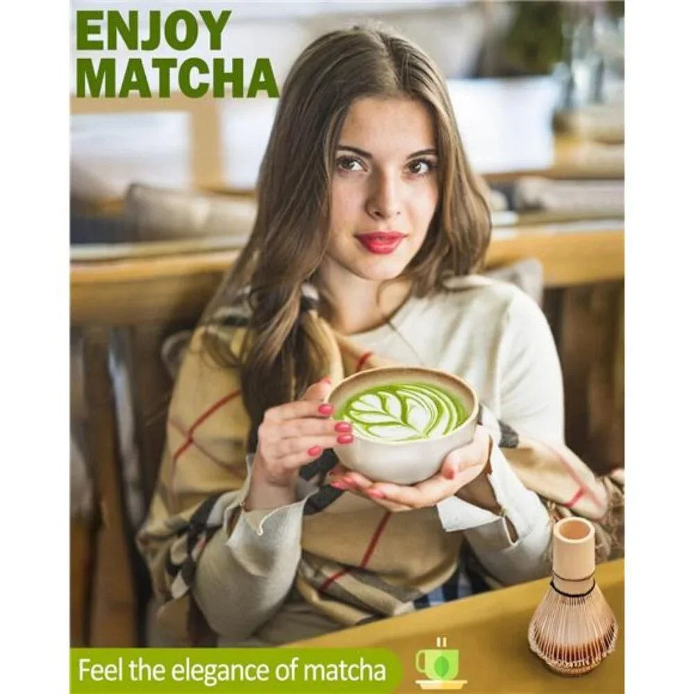 Matcha Whisk Set, Complete Matcha Set with Matcha Whisk, Matcha Bowl